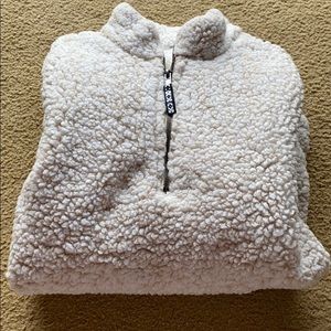 Soft and cozy quarter zip Sherpa!